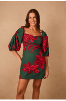 Vestido Laise Estampa Botânico