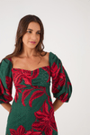 Vestido Laise Estampa Botânico