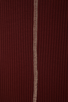 Vestido Canelado Pesponto