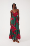 Vestido Cropped Laise Estampa Botânico