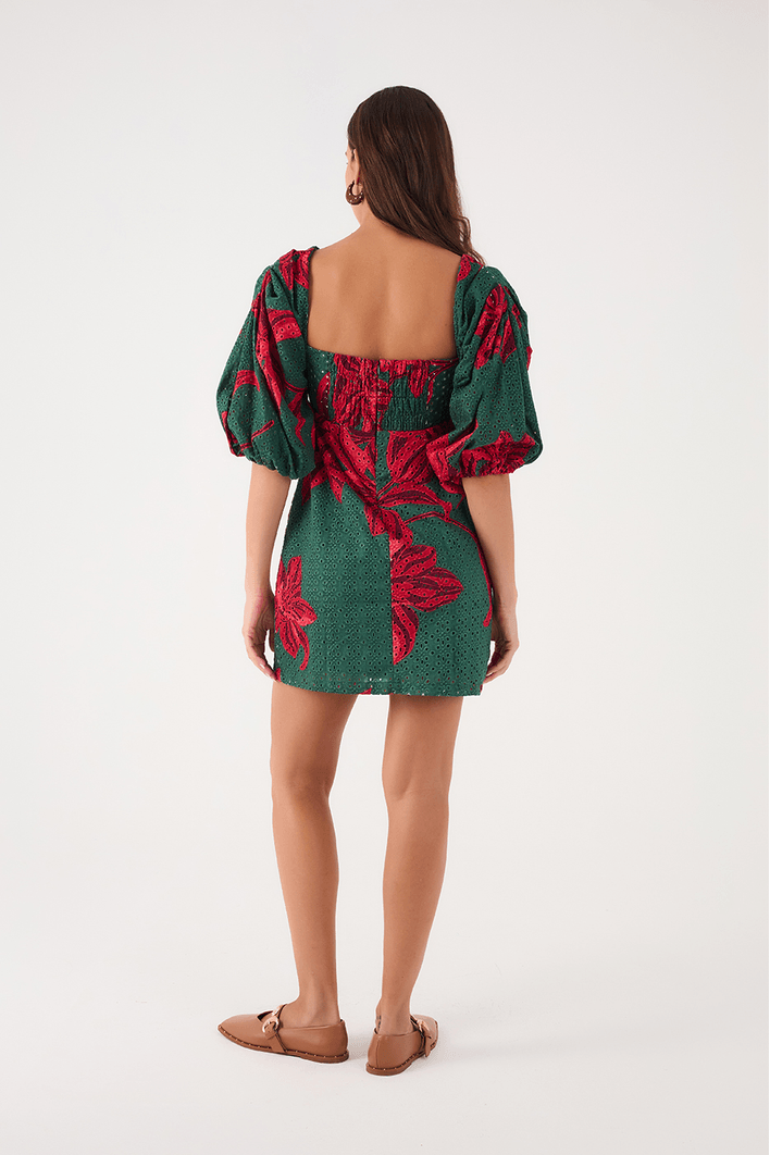 Vestido Laise Estampa Botânico