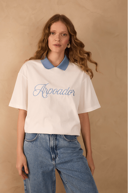 T-shirt Bordada Arpoador
