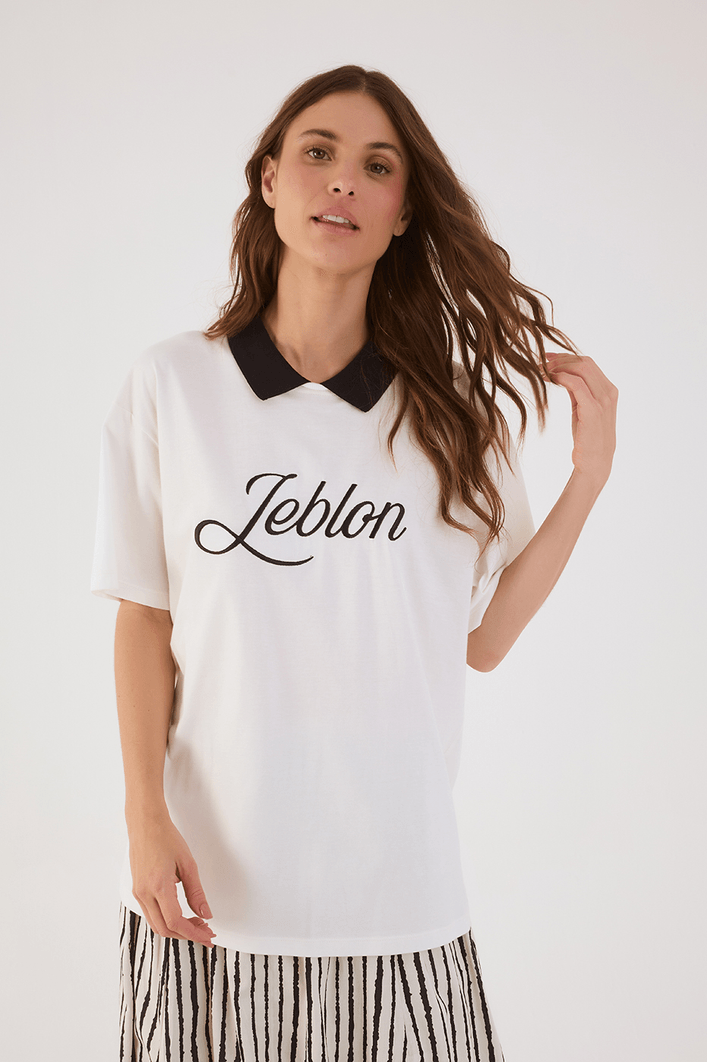 T-shirt Bordada Leblon