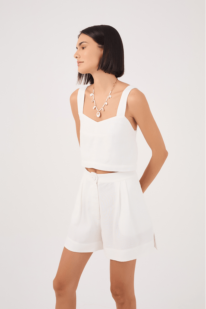 Blusa Linho Pence Busto