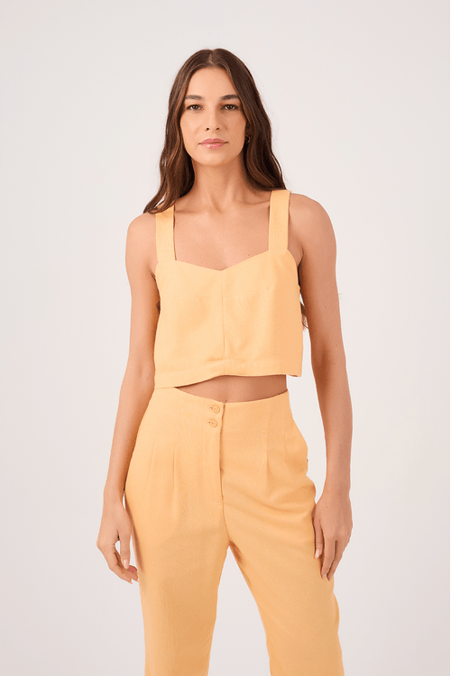 Blusa Linho Pence Busto