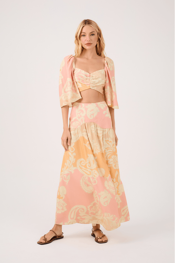 Top Estampa Flor do Mar