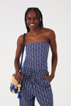 Tube Top Estampa Correnteza