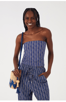 Tube Top Estampa Correnteza