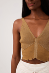 Top Tricot Franzido Frente