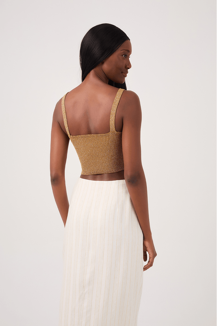 Top Tricot Franzido Frente
