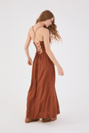 Vestido Linho Cropped Nervuras