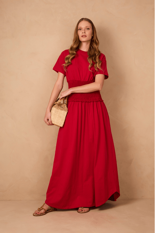 Vestido Malha Lastex