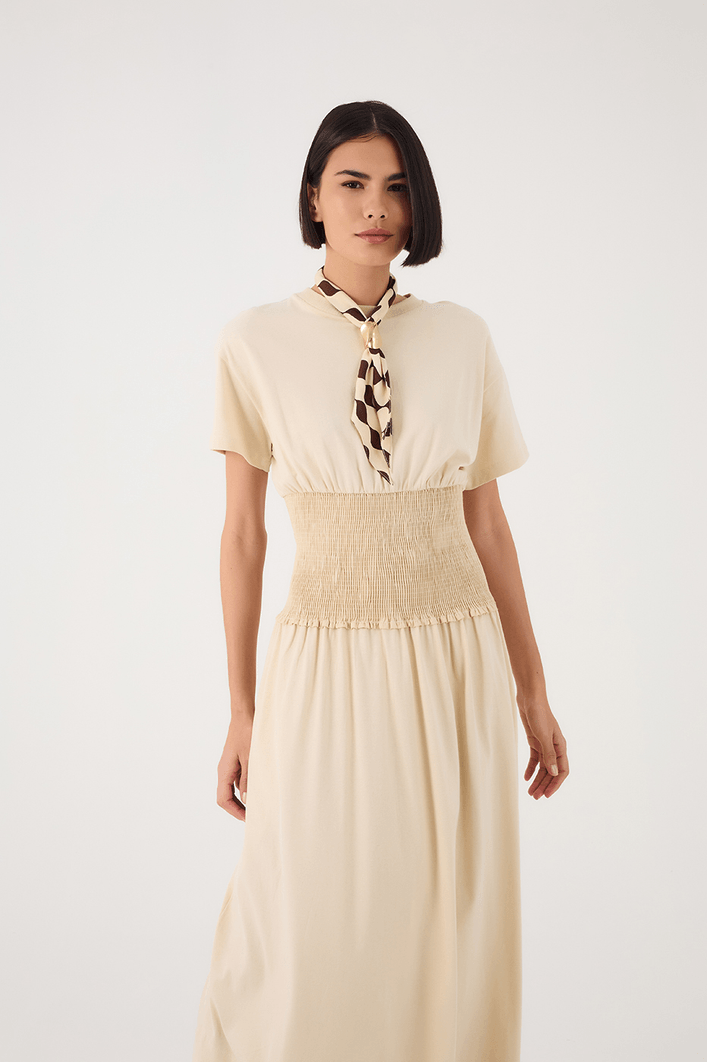 Vestido Malha Lastex