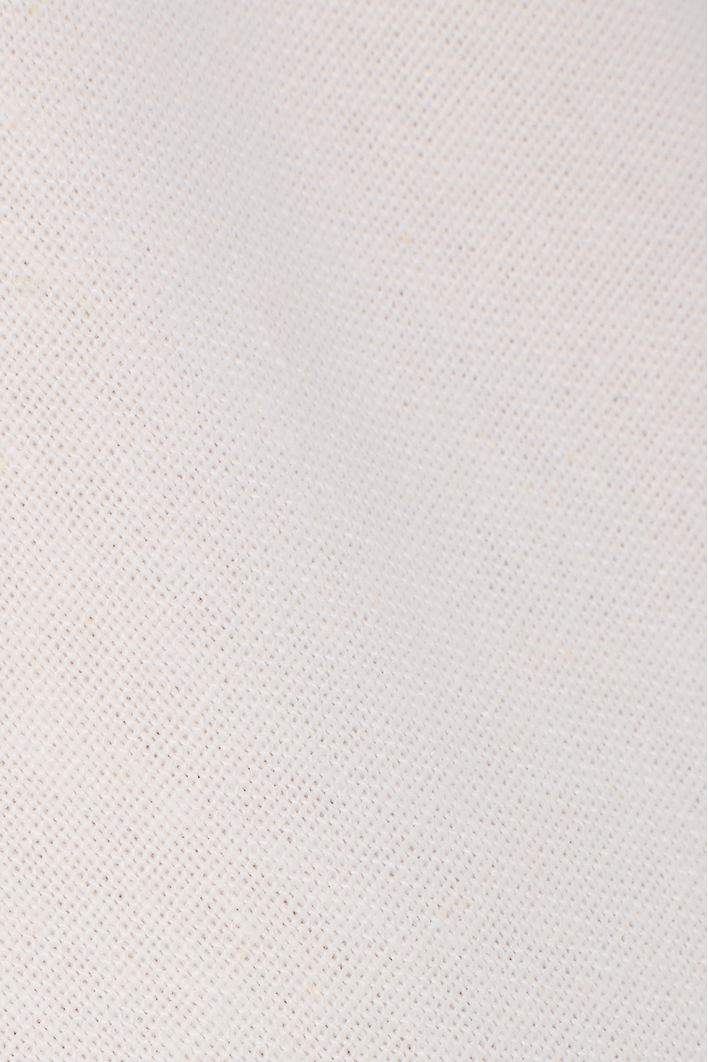 Vestido Curto Linho Busto Franzido