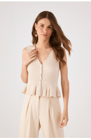 Blusa Tricot Peplum