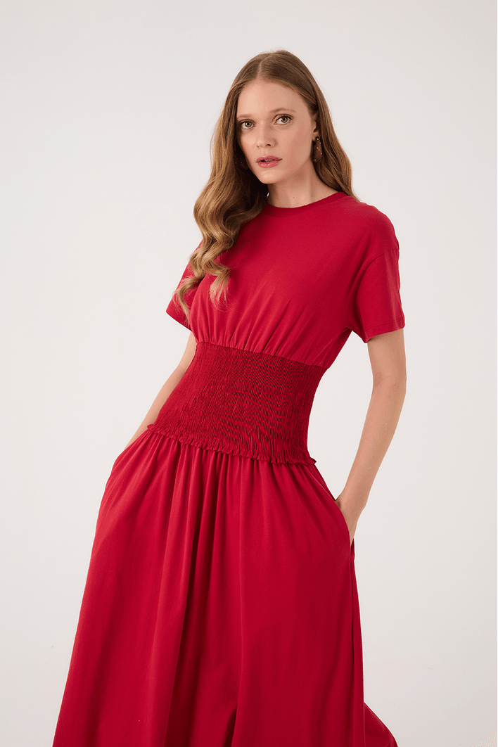 Vestido Malha Lastex