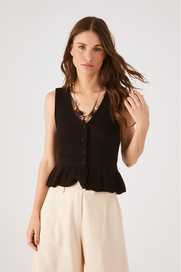 Blusa Tricot Peplum