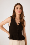 Blusa Tricot Peplum