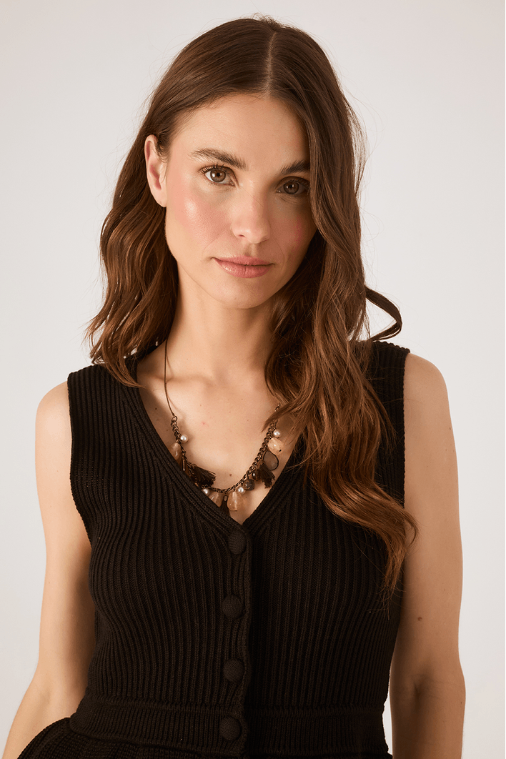 Blusa Tricot Peplum