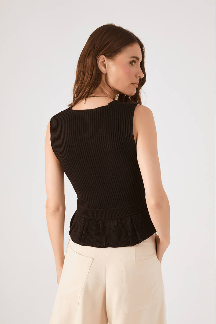 Blusa Tricot Peplum