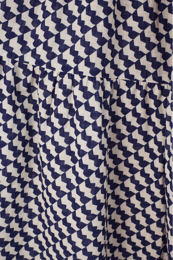 Saia Midi Estampa Gávea