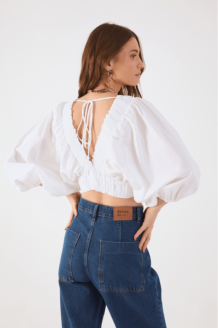 Blusa Algodão Pala Lastex