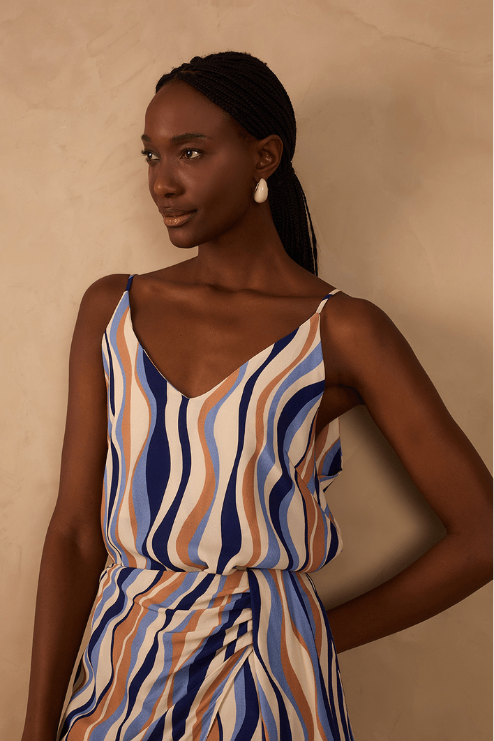 Blusa Crepe Estampa Carioca