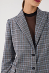 Blazer Oversized Alfaiataria Xadrez