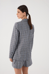 Blazer Oversized Alfaiataria Xadrez