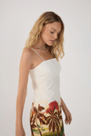Vestido Curto Estampa Horizonte