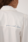 Camisa Algodão Bordado Begônia
