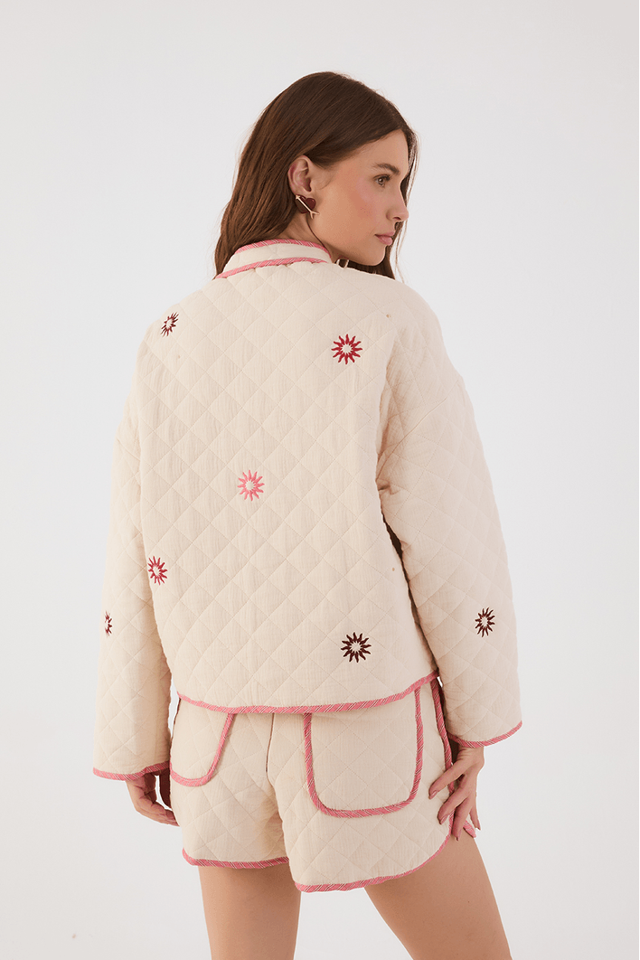 Casaco Matelasse Bordado