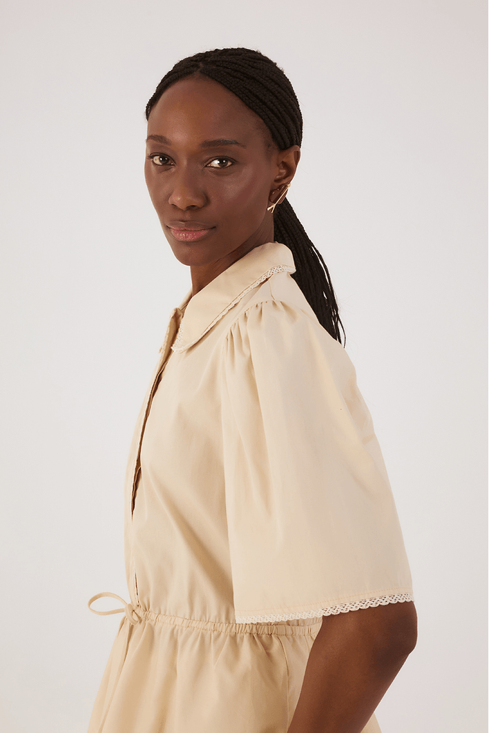 Camisa Algodão Renda