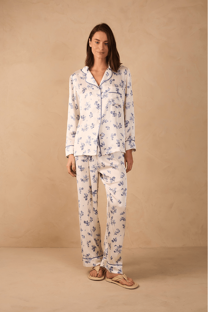 Pijama Longo Estampa Liberty Maria Chady