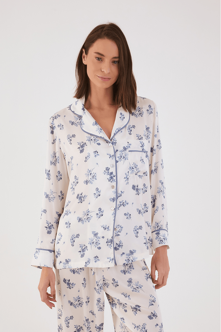 Pijama Longo Estampa Liberty Maria Chady