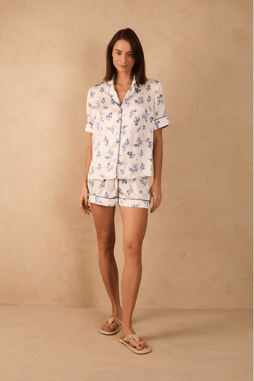 Pijama Curto Estampa Liberty Maria Chady
