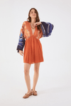 Vestido Lurex Estampa Maré Alta