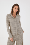 Camisa Crepe Estampa Ipanema