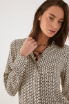 Camisa Crepe Estampa Ipanema