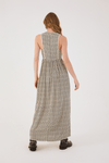 Vestido Longo Crepe Estampa Ipanema