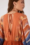 Vestido Lurex Estampa Maré Alta