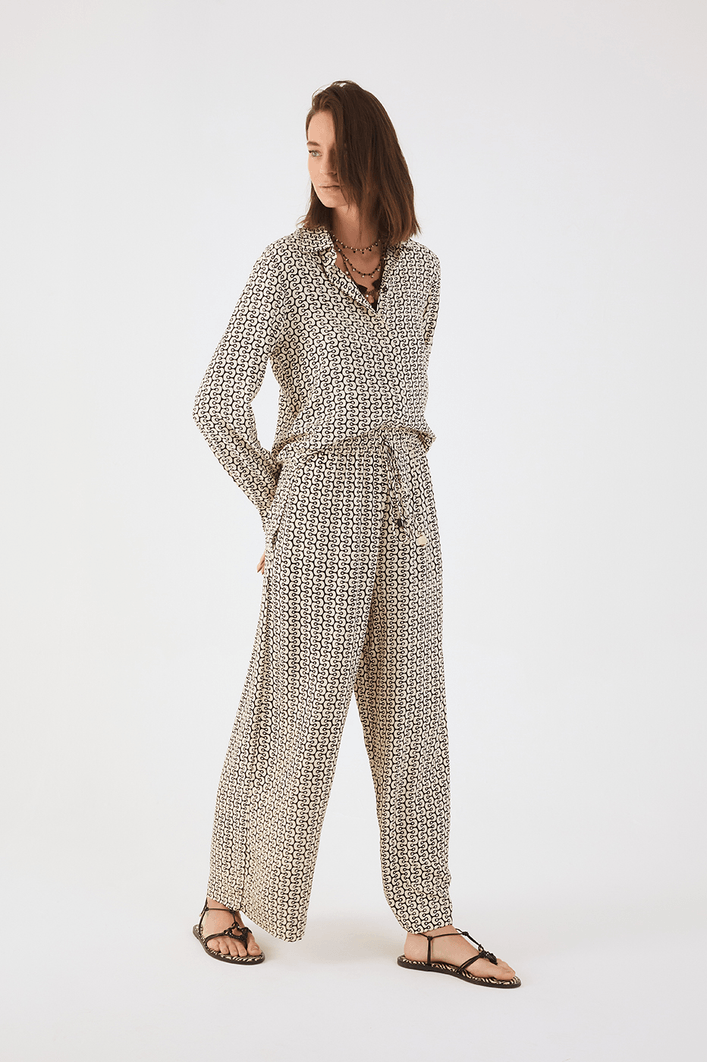 Calça Crepe Estampa Ipanema