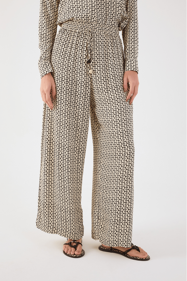 Calça Crepe Estampa Ipanema