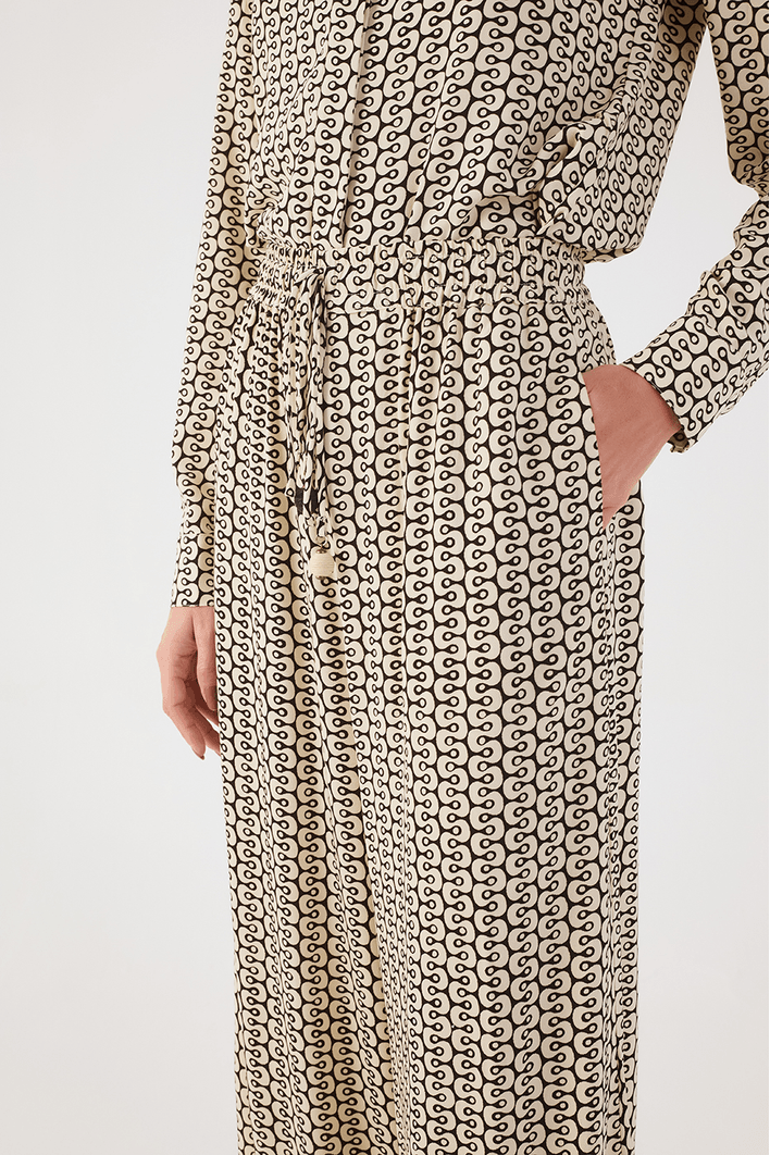 Calça Crepe Estampa Ipanema