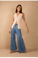 Calça Jeans Cós Pespontado