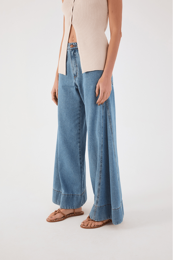 Calça Jeans Cós Pespontado