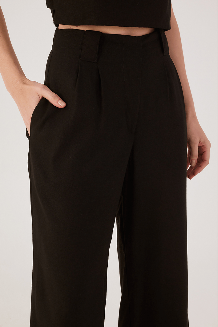 Calça Linho Pregas