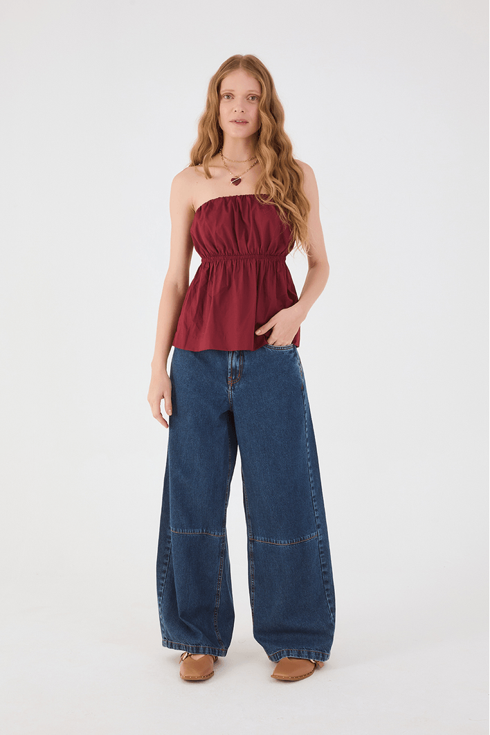 Calça Jeans Regulagem Cós