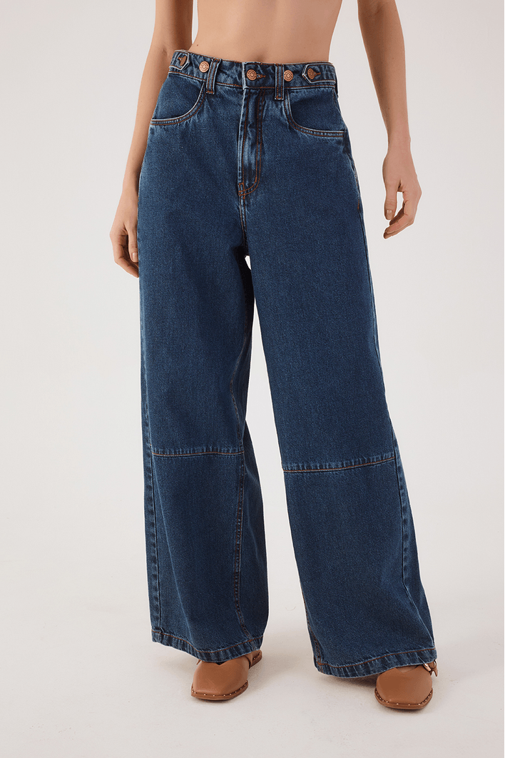 Calça Jeans Regulagem Cós