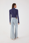Calça Jeans Costura Deslocada